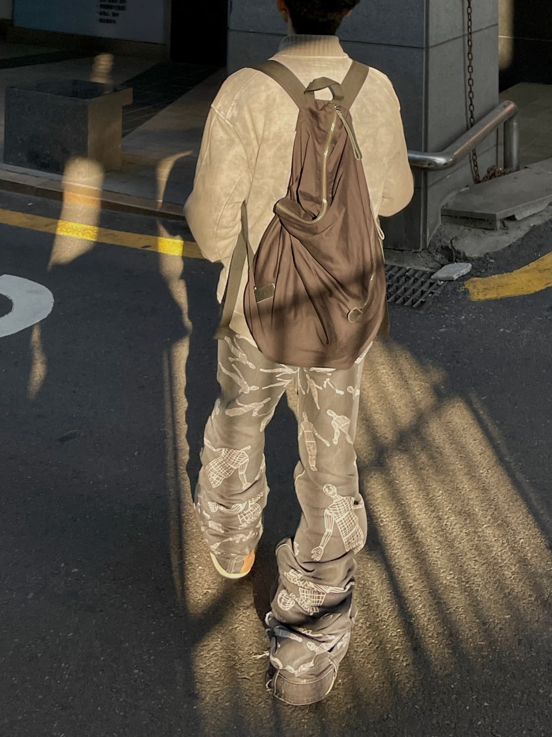 [급처] SURGERY x UNBORN SOCIETY 롱 더블 진 블랙 상품이미지9