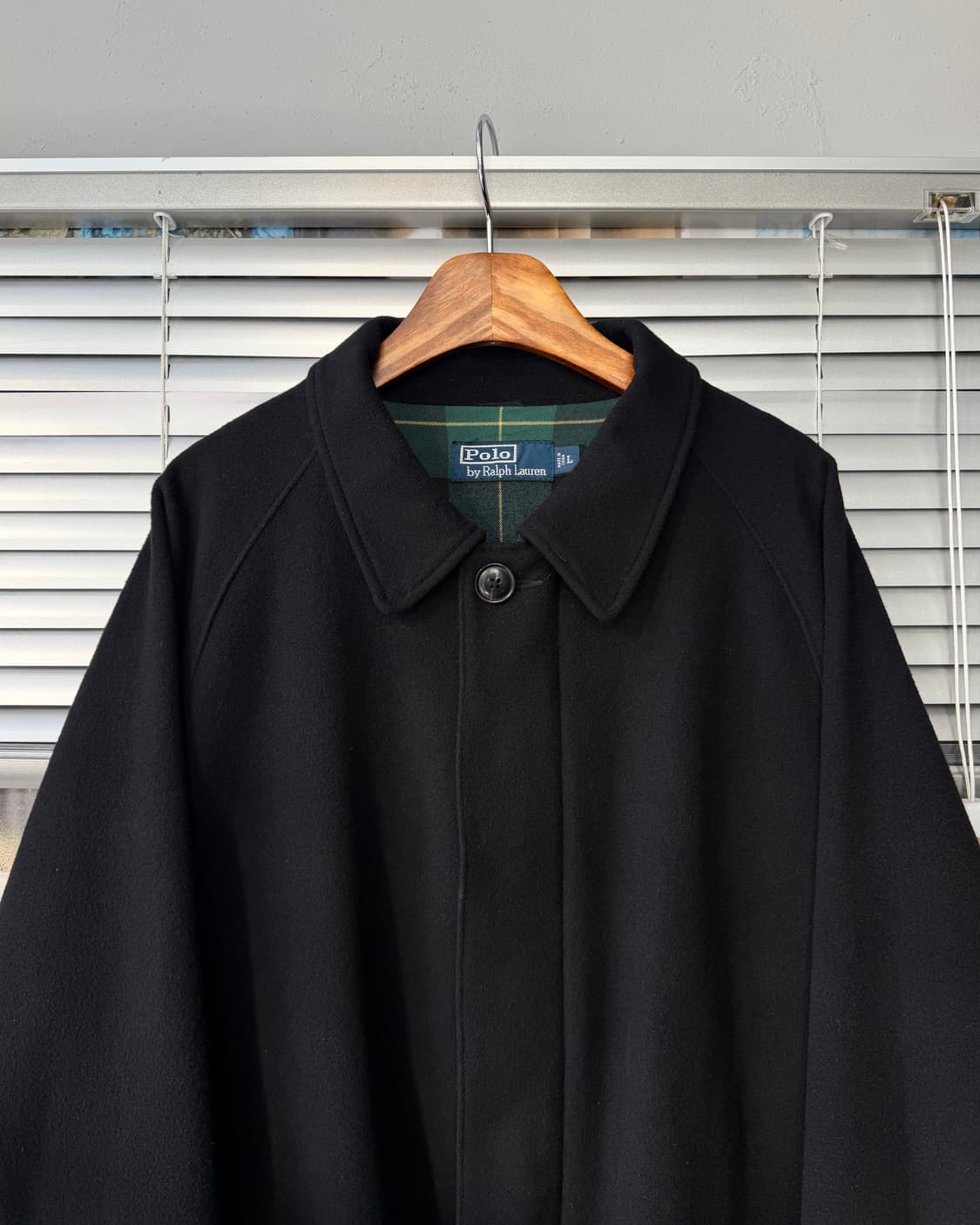 Polo Ralph Lauren black wool carcoat 상품이미지2