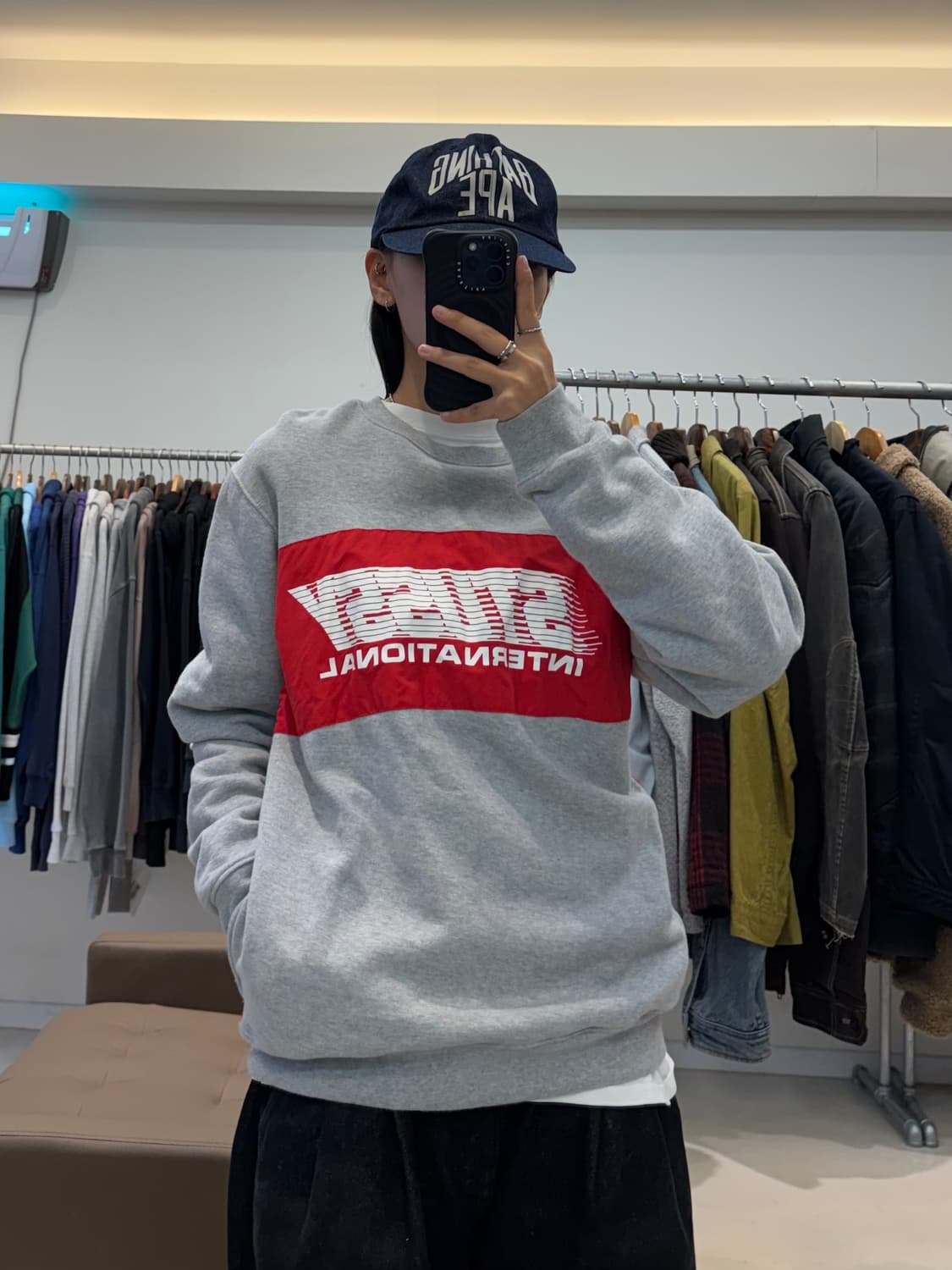 스투시 백 포켓 맨투맨 상품이미지5