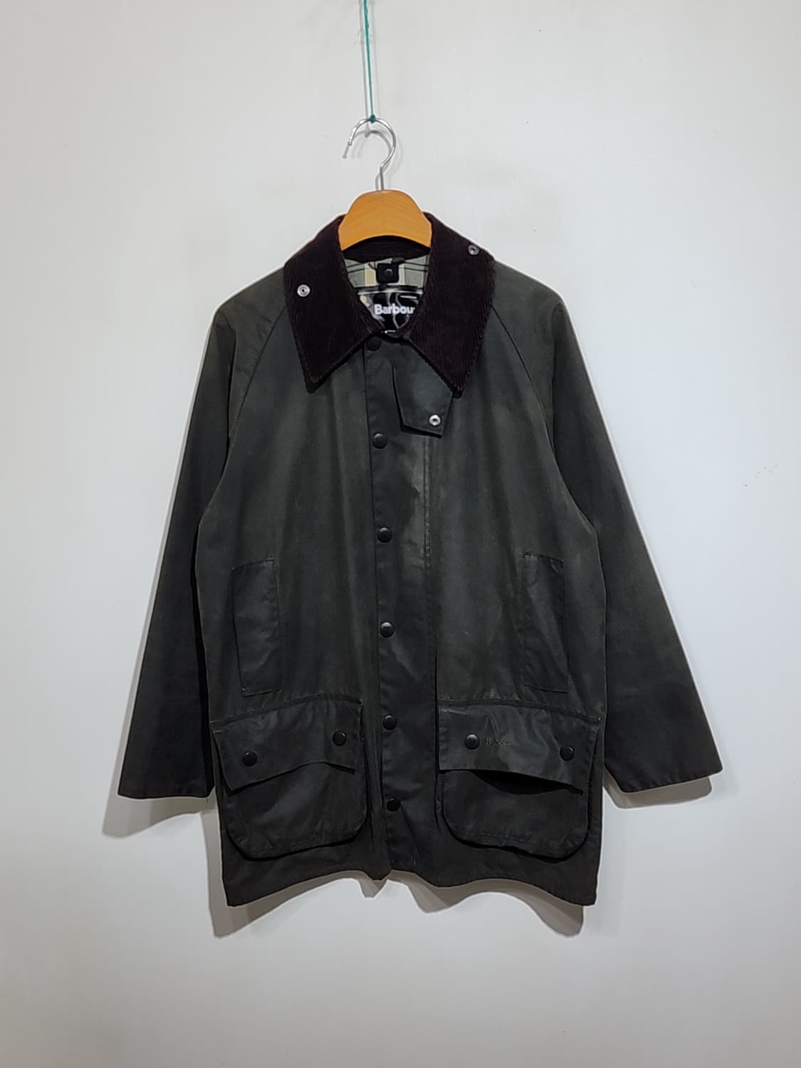 (M) 바버 뷰포트 왁스자켓 올리브그린 왁싱점퍼  상품이미지1