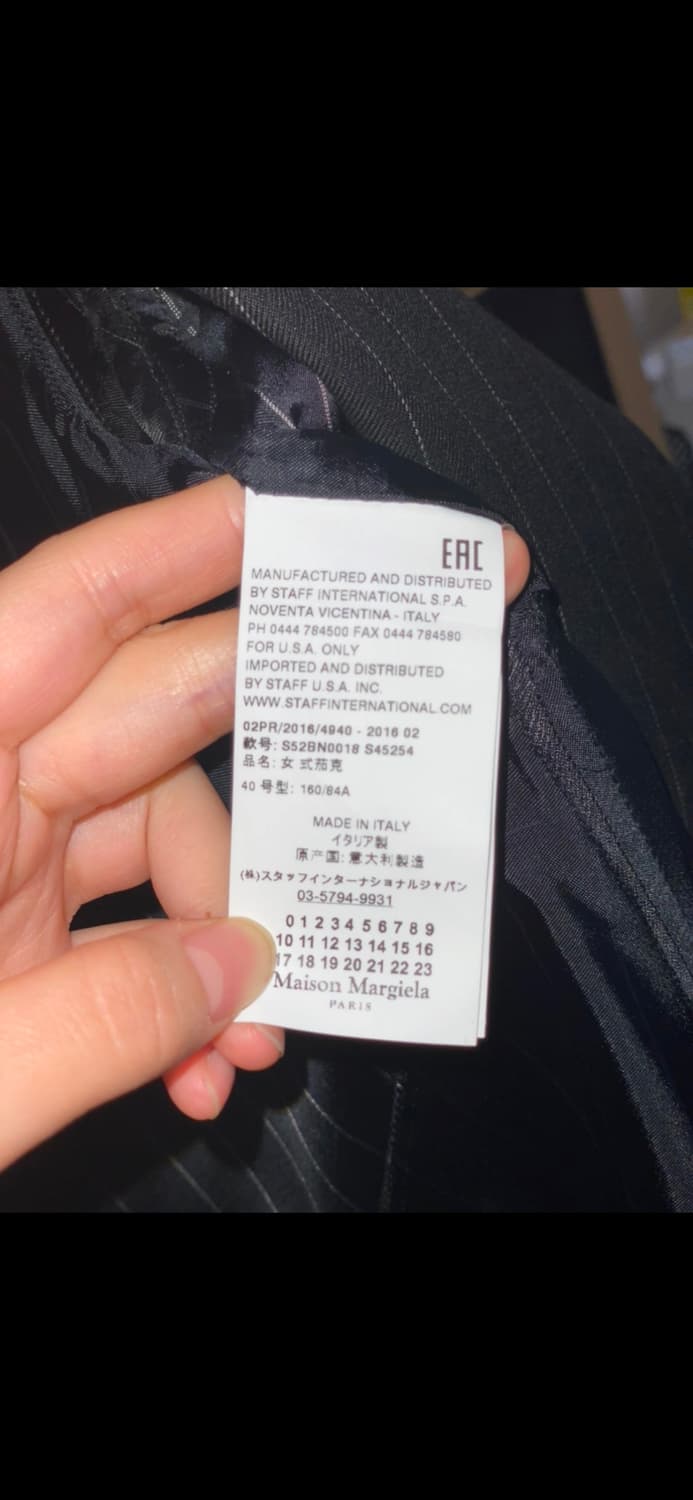 MM6 블레이저 2016SS 제품 XS 상품이미지5