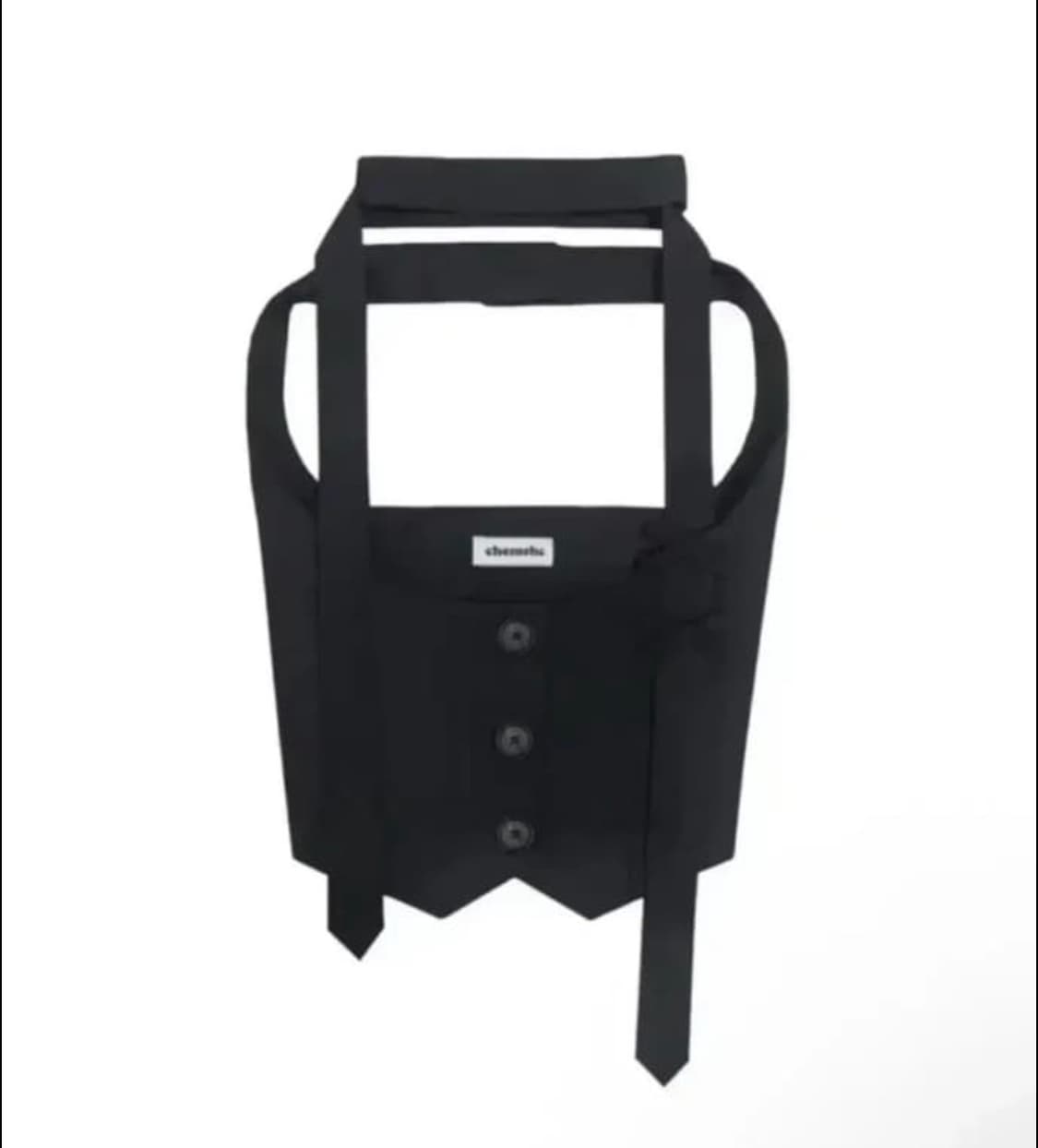 Chemehc 체메씨 트윌 베스트 블랙 상품이미지1