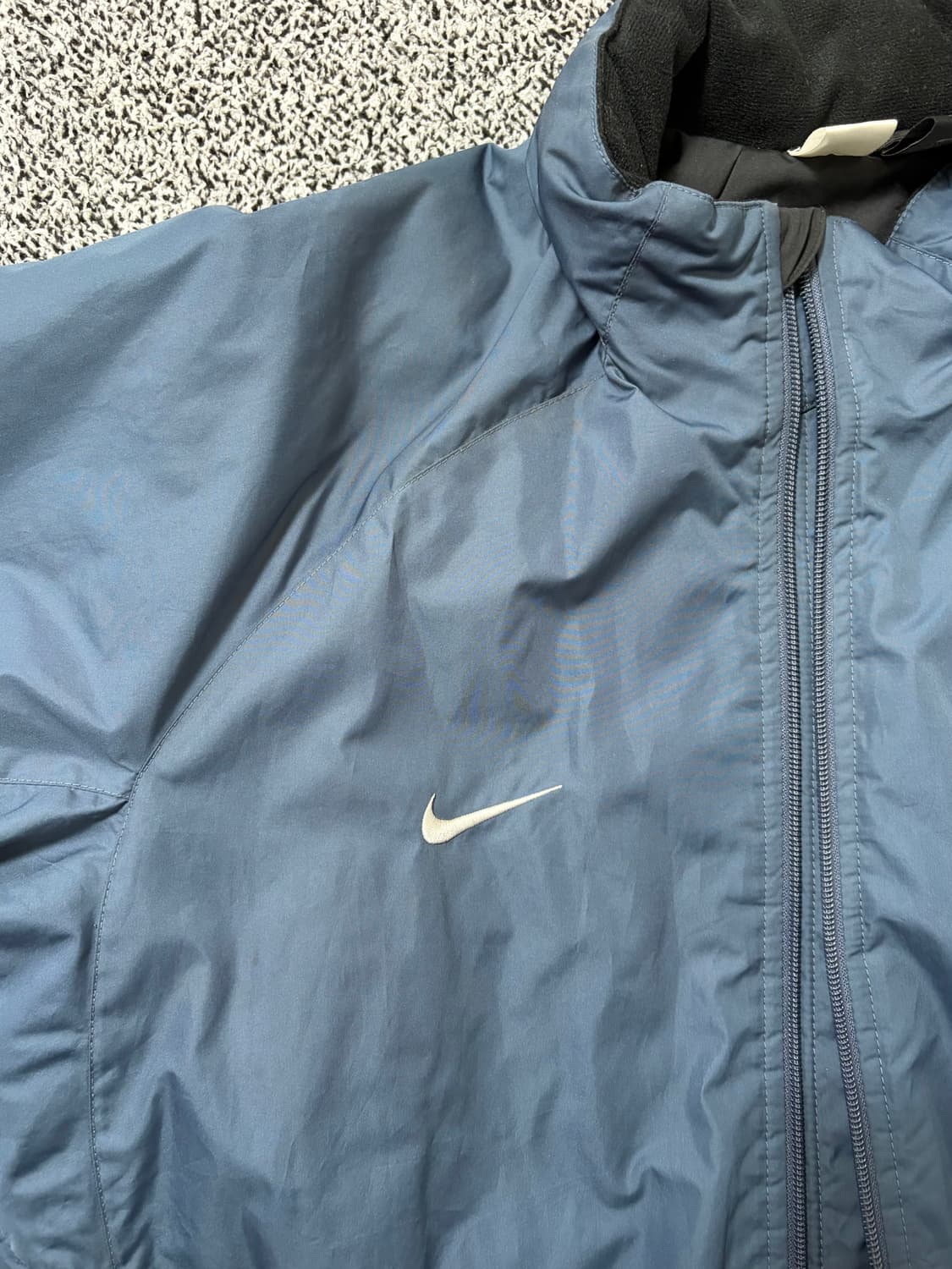 빈티지9. 나이키 올드스쿨 파이핑 점퍼 블루 바람막이  상품이미지2