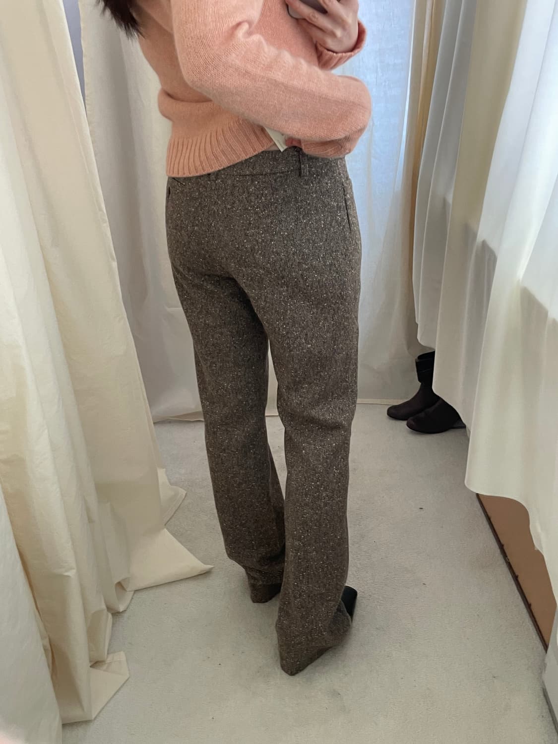 vintage low rise semi boot cut slacks 상품이미지9