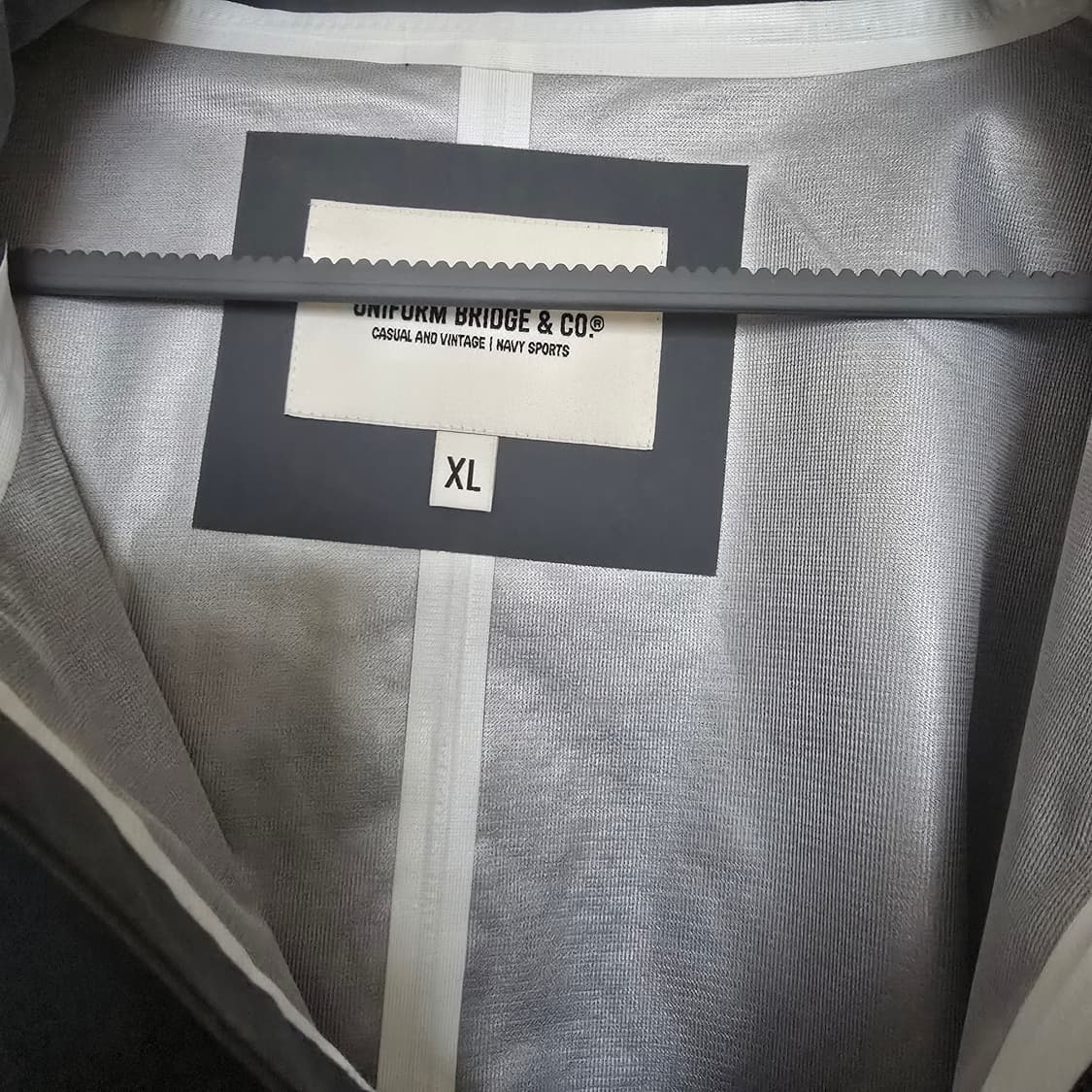 유니폼브릿지 3레이어 기능성 바람막이 그레이 XL 상품이미지8