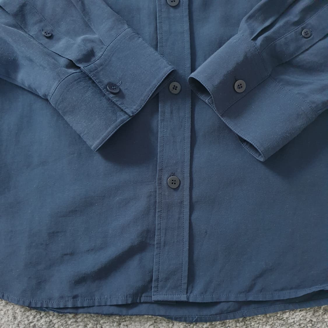 [무료배송] SOLID HOMME 네이비 셔츠 상품이미지4