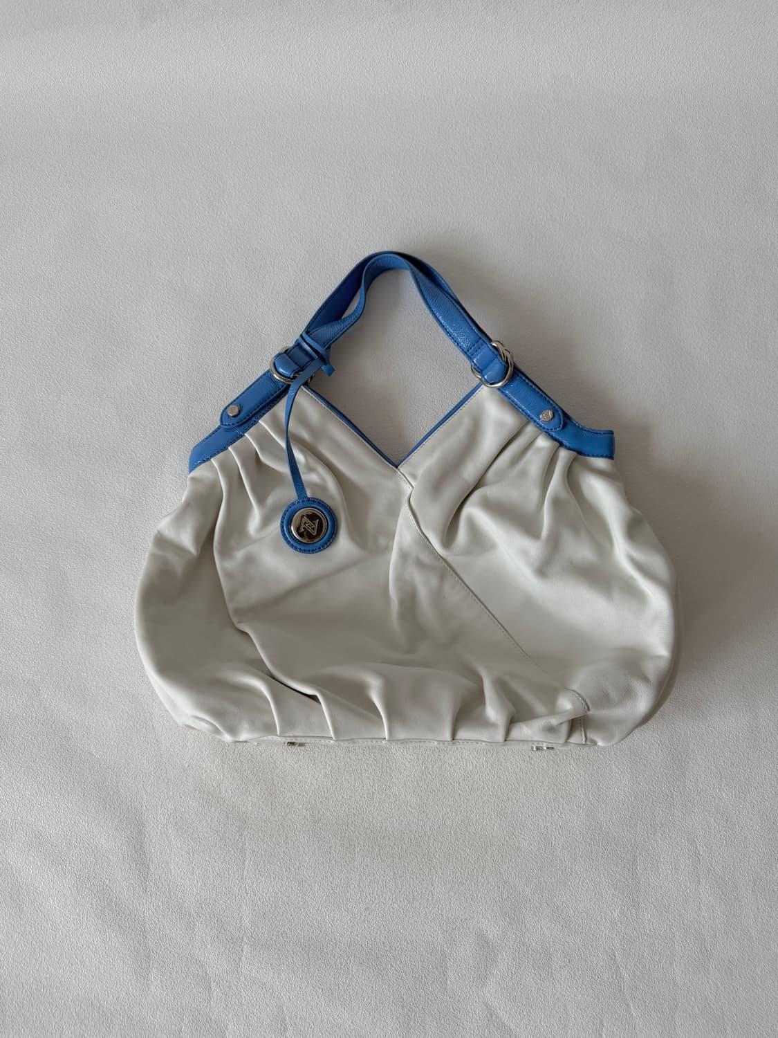 Pre owned 레더 토트 숄더백 상품이미지2