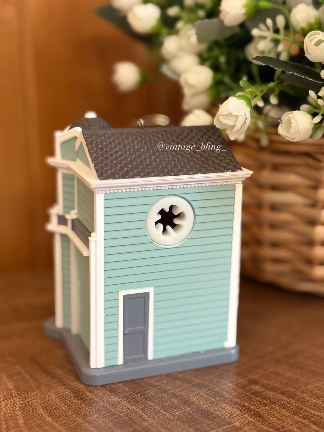 빈티지 미니어처 하우스 크리스마스 오너먼트(카드샵) 상품이미지2
