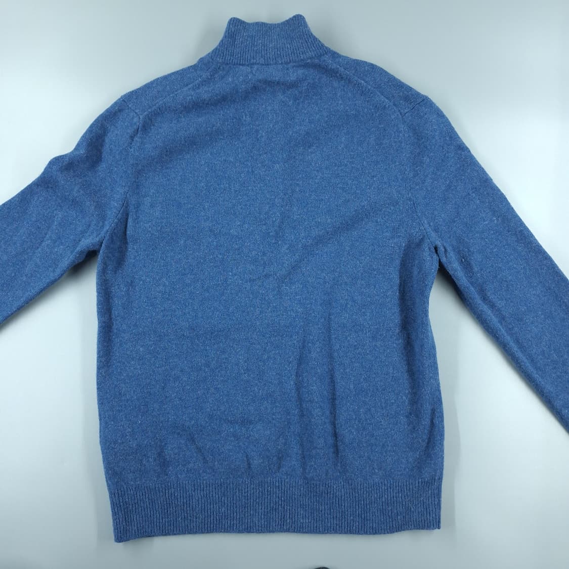 폴로랄프로렌 블루 블루포니 울100 모크넥 반집업 아노락 니트 L 상품이미지9