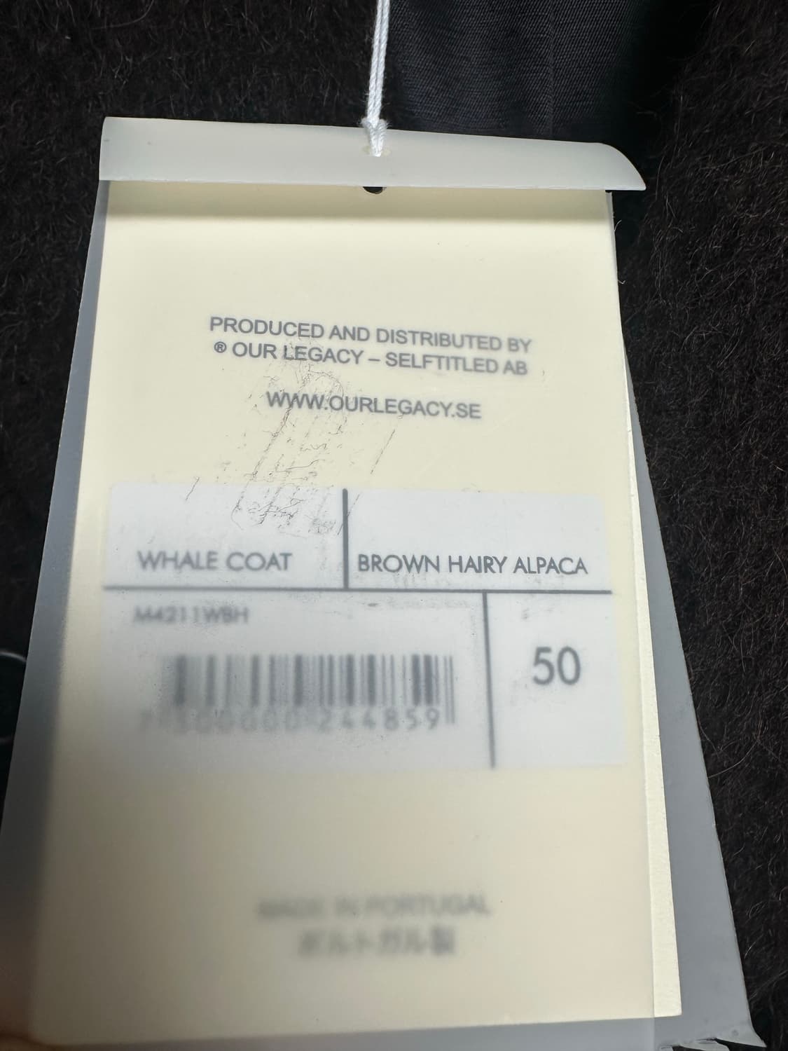 [50] 아워레가시 웨일 코트 브라운 상품이미지5