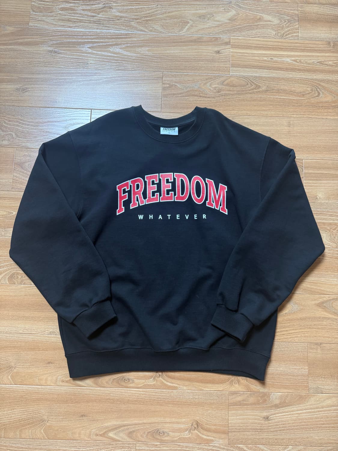 [XL]프리덤 프린팅 맨투맨 스웨트셔츠 상품이미지1