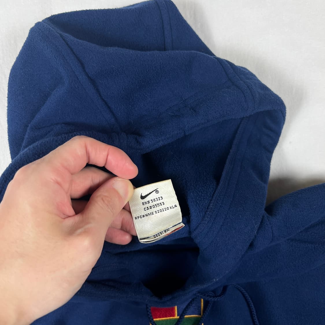 90’s 나이키 nike 테니스코트 로고 플리스 후드티 상품이미지7
