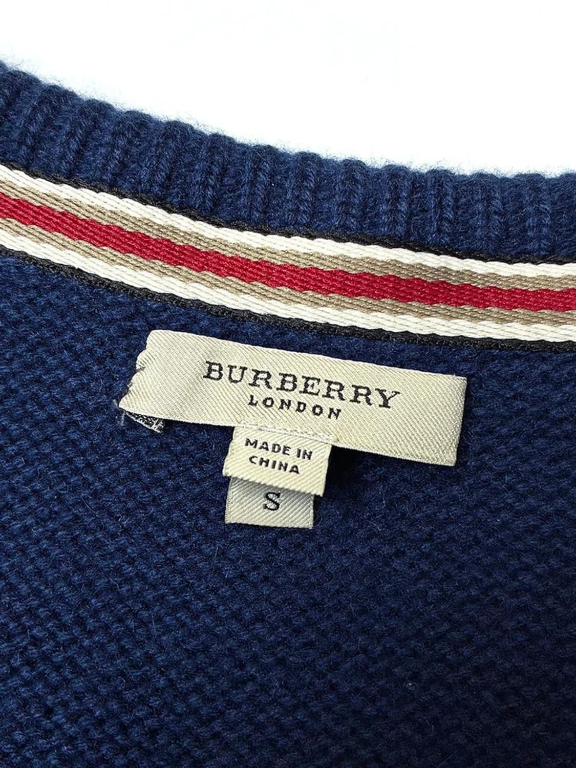 버버리 캐시미어 울 라운드넥 원피스 PN5384 상품이미지7