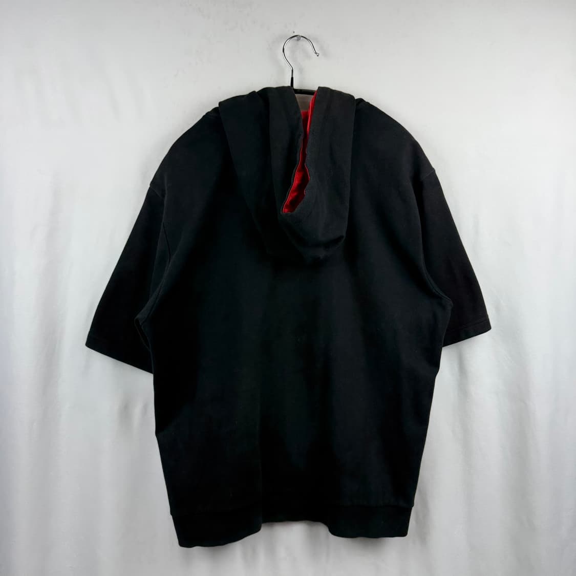 (100) 아디다스 배스킷볼 반팔 후드집업 블랙 상품이미지5