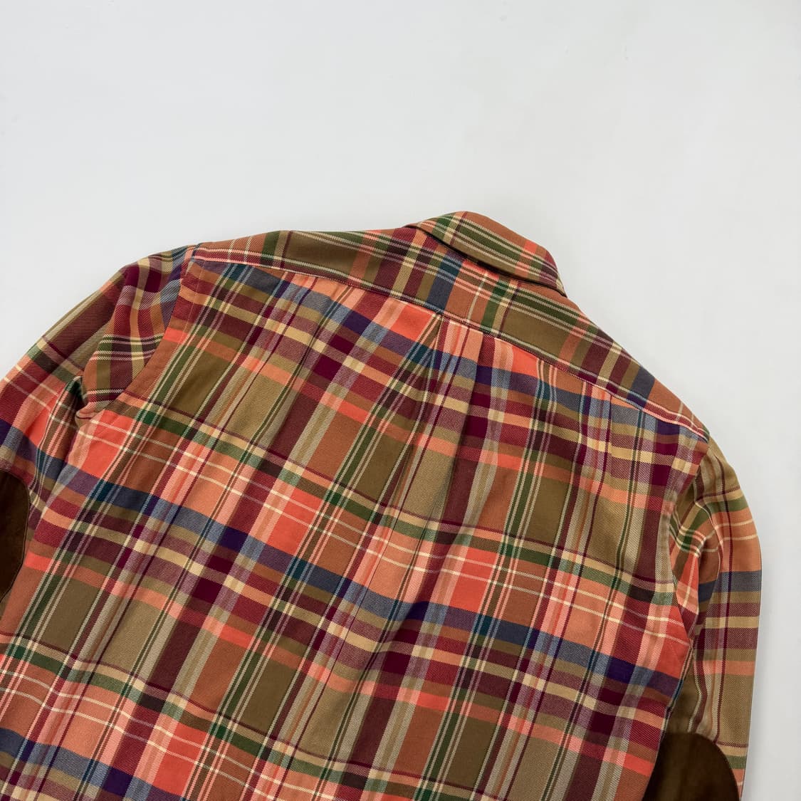 폴로 랄프로렌 클래식 타탄체크 엘보패치 셔츠 상품이미지10