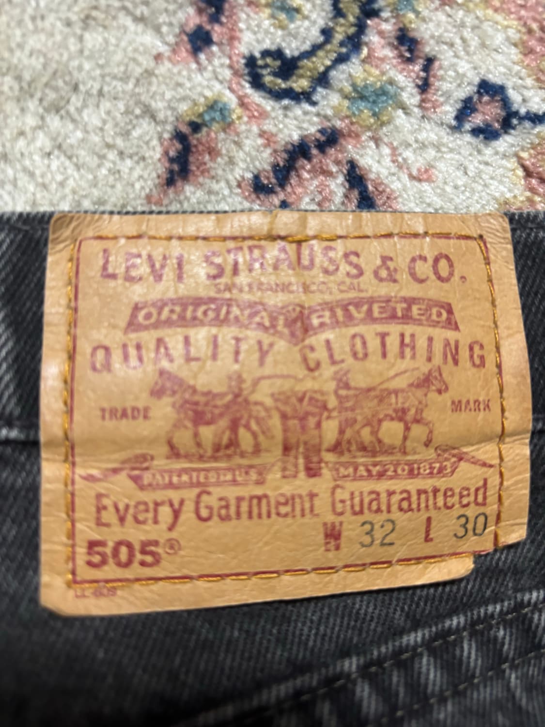 빈티지 리바이스 505 usa 32x30 상품이미지5