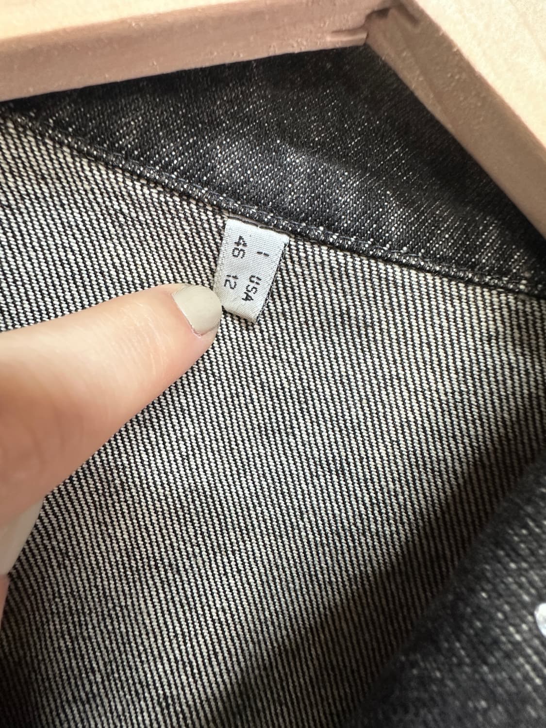 모스키노 진 흑청자켓 상품이미지5