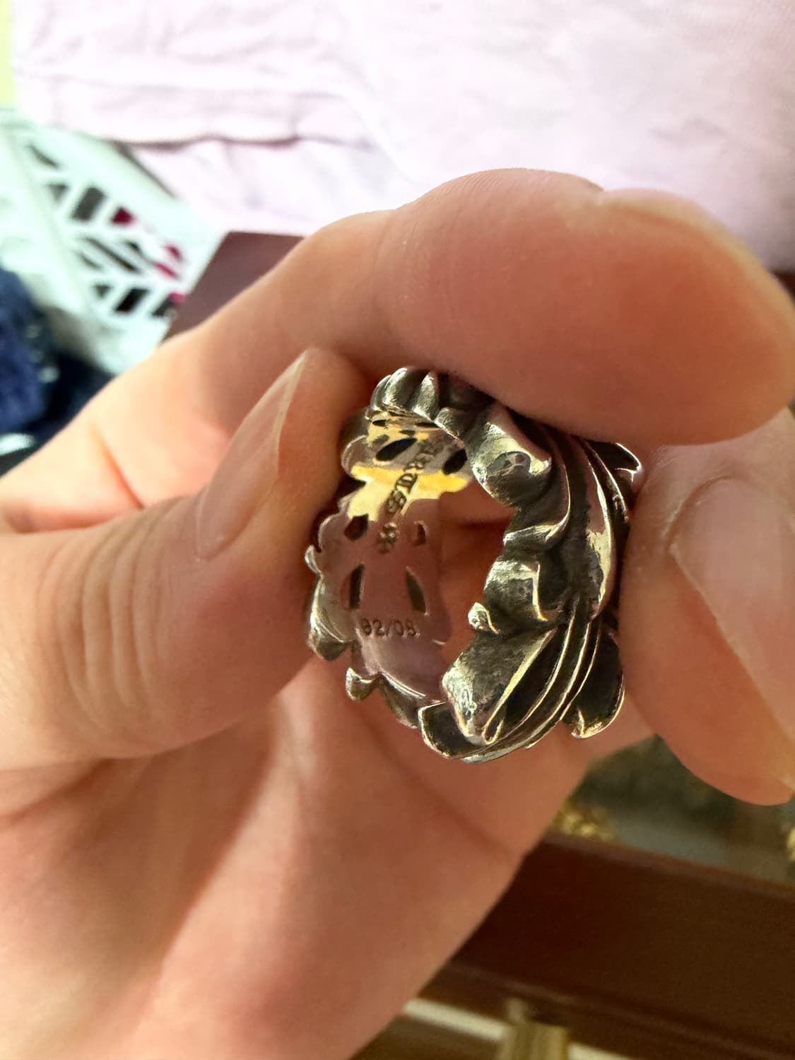 크롬하츠 더블플로랄링 us6 12호 상품이미지3