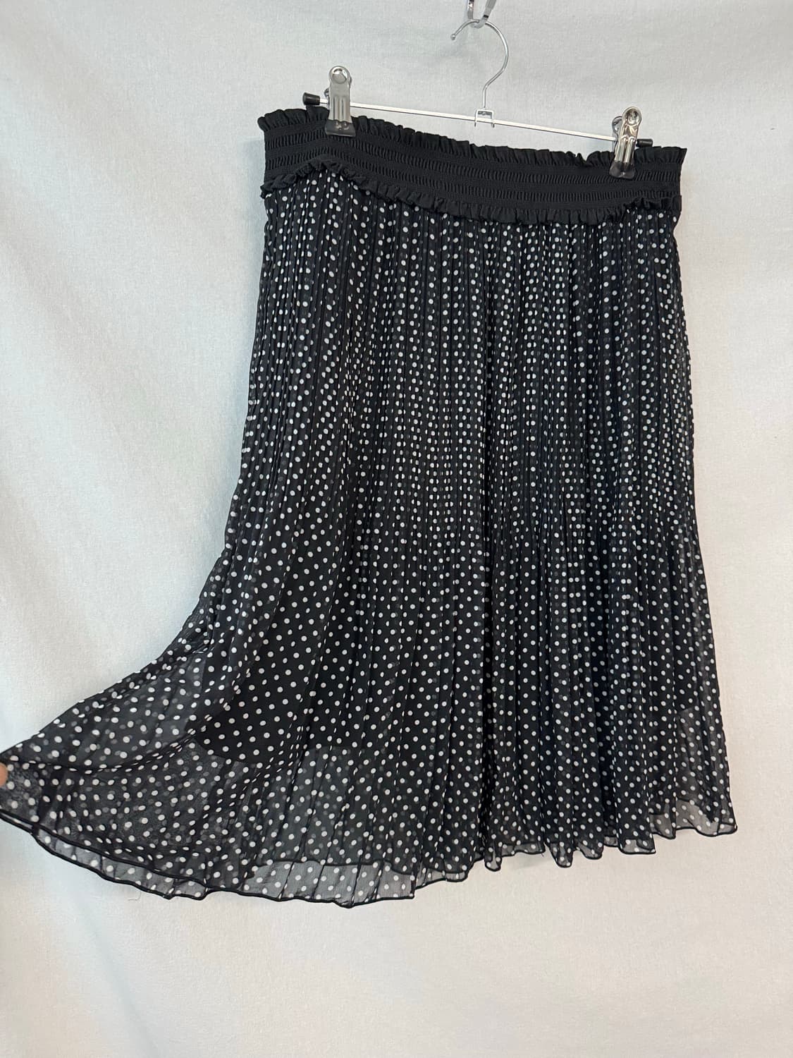 도트 패턴 플리츠 스커트 상품이미지7