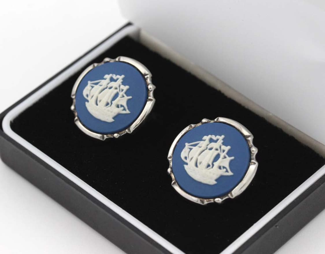 웨지우드 A-등급 남자 명품 커프스 제스퍼 상품이미지1