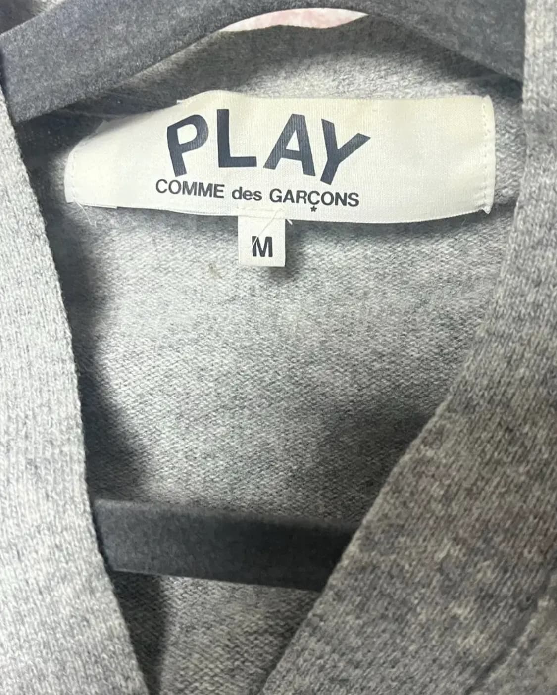 꼼데가르송 그레이 블랙와펜 가디건 Size(M) 상품이미지3