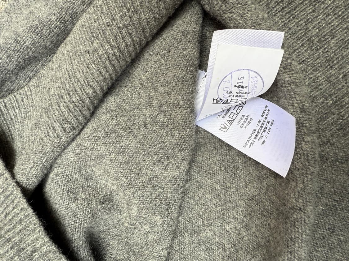 폴로 랄프로렌 그레이/아이보리 니트 상품이미지4