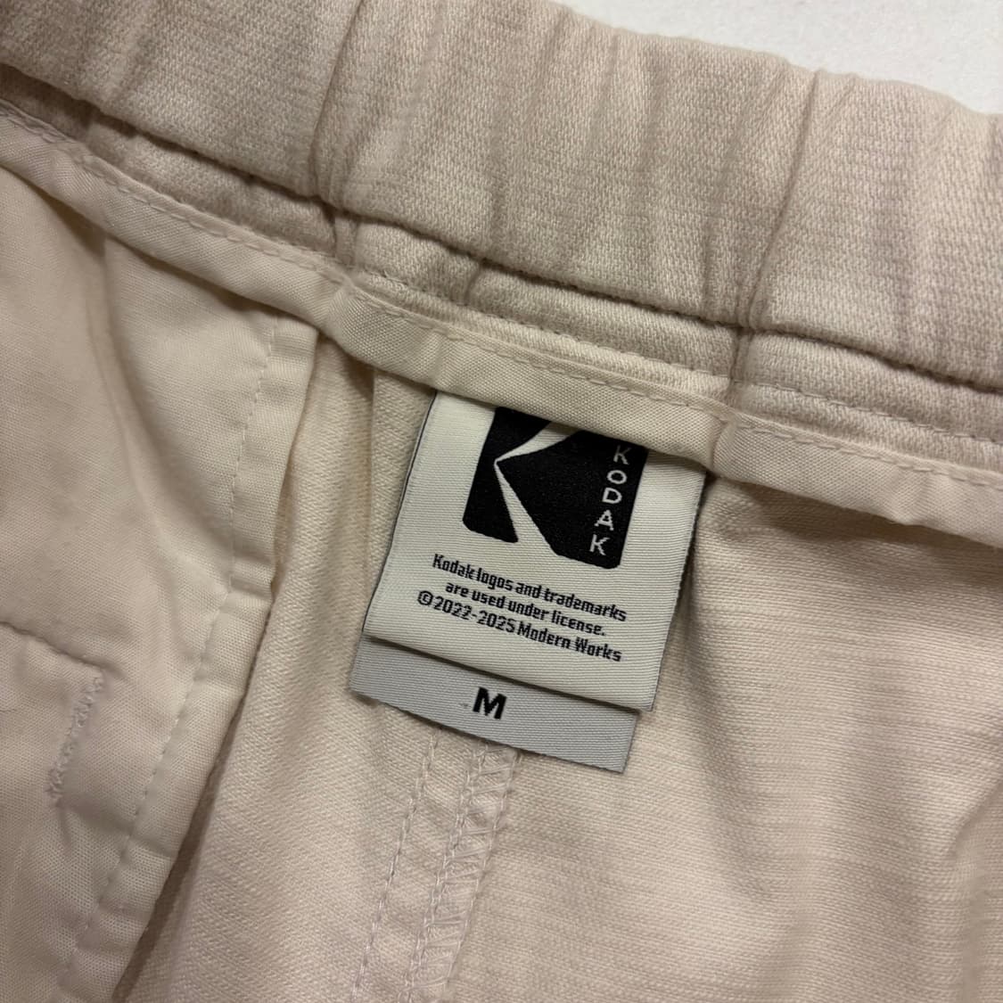 [M] 코닥 벨트 면바지 팬츠 화이트 B352 상품이미지6