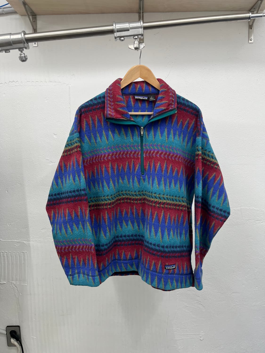 XL) 93's PATAGONIA AZTEC FLEECE ZIP-UP 상품이미지2