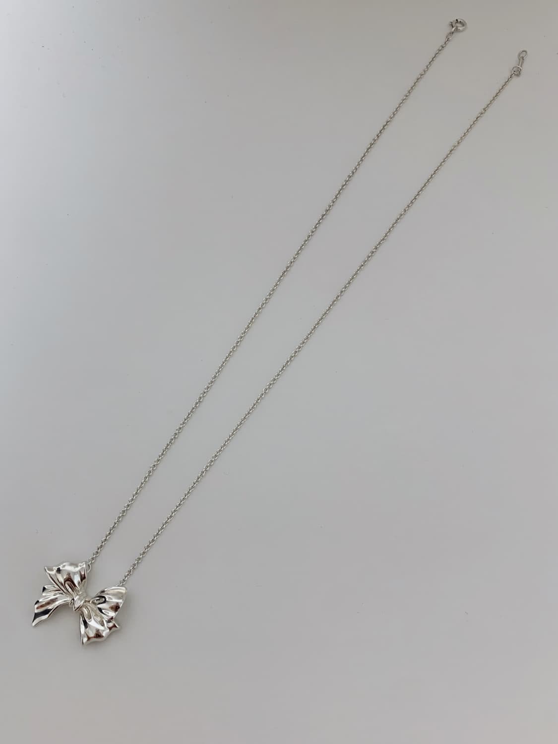 [ 티파니앤코 ]  티파니 라지 보우 리본 목걸이 상품이미지10