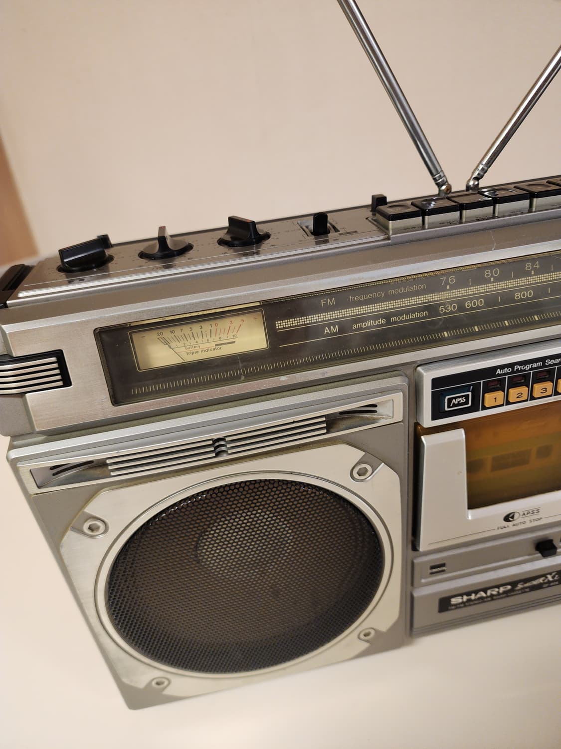 일본 샤프 빈티지 카세트 플레이어 GF-204 상품이미지2