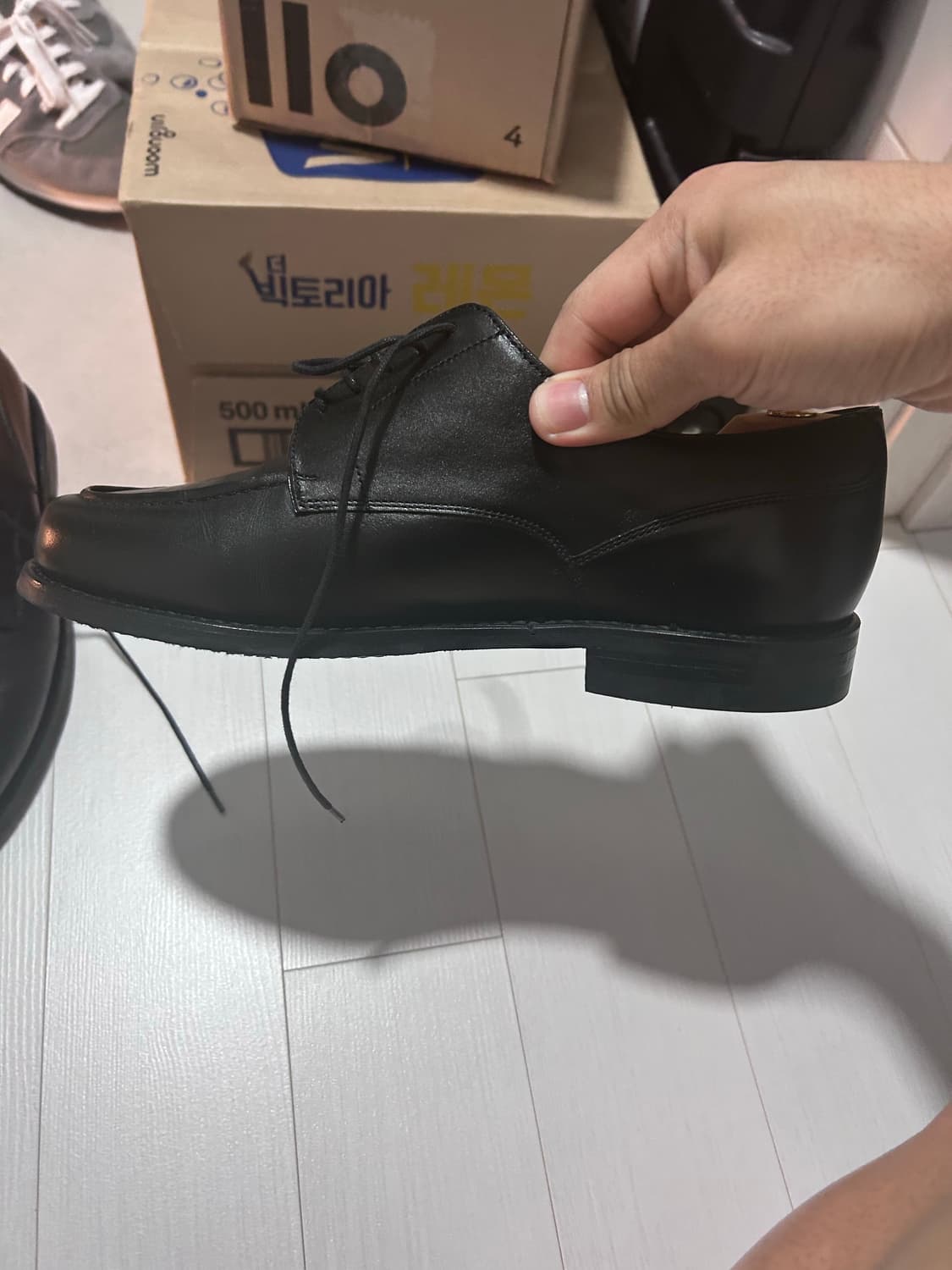 버윅 4477 유팁 더비 블랙 (uk8, 270) 상품이미지7