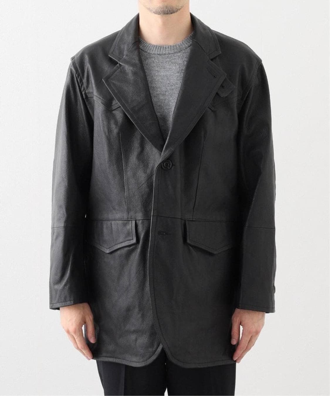 Ccu 레더 코트 상품이미지7