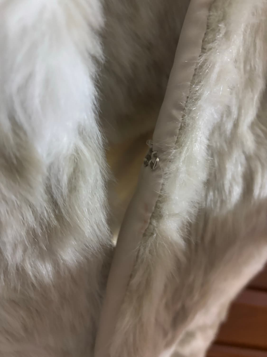 애즈온 아이보리 퍼자켓 상품이미지4