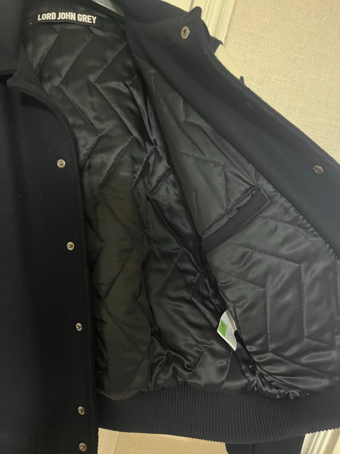 로드존그레이 바시티 울자켓 상품이미지3