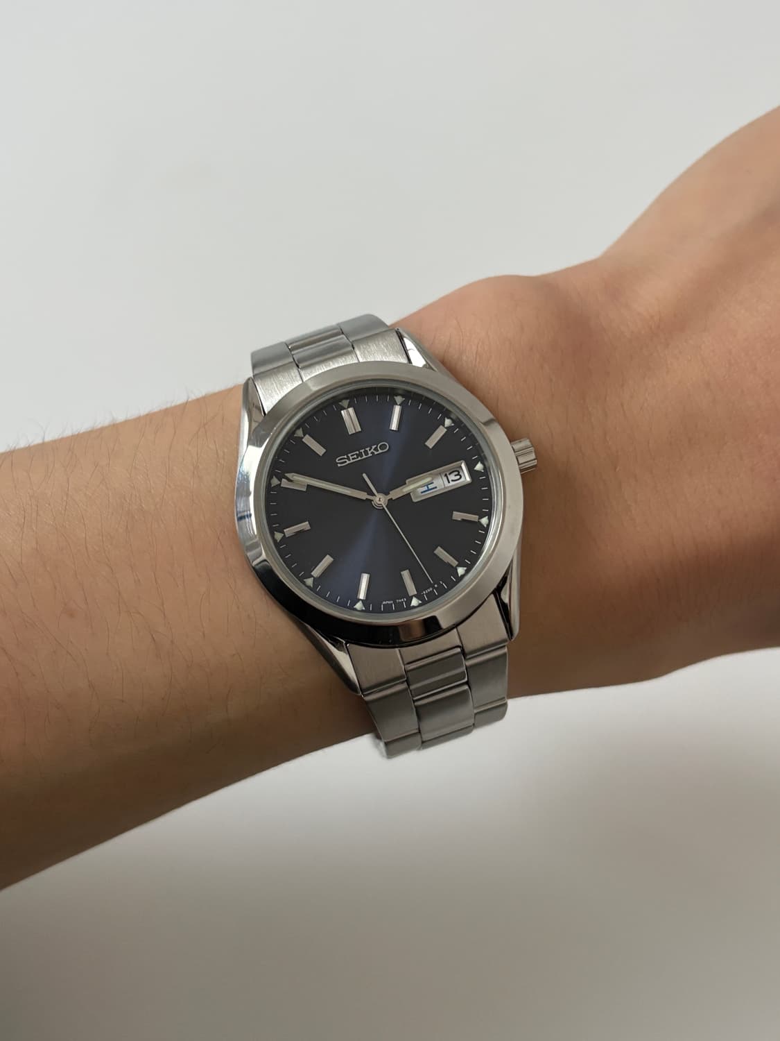 2000s Dark Navy Dial Silver Quartz 상품이미지10