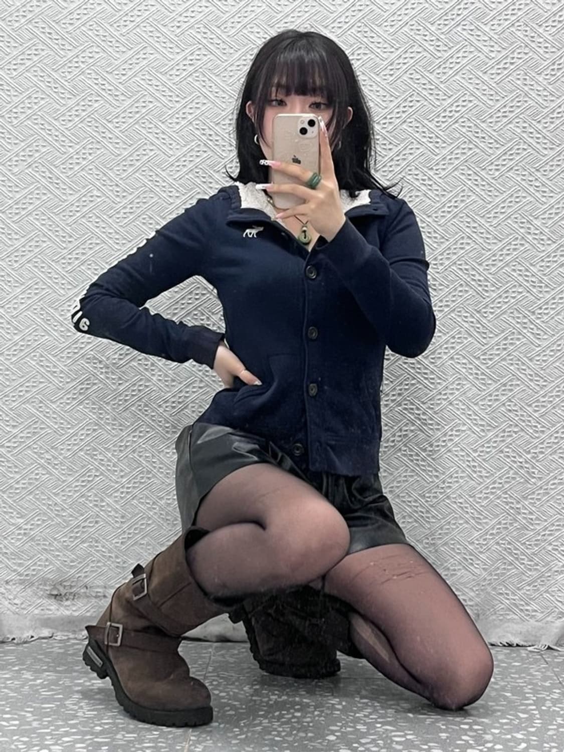 아베크롬비 Y2K 빈티지 대장급 딱붙핏 버튼 후드집업 XL C11057 상품이미지1