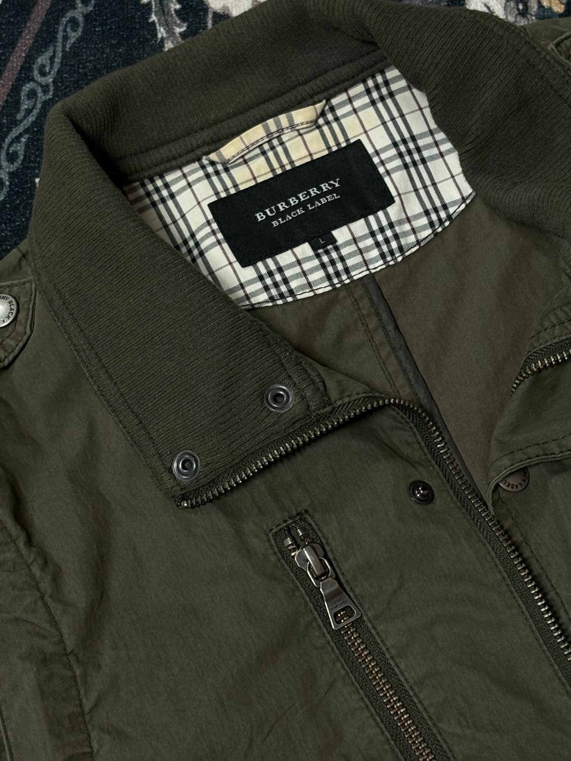 일본빈티지 버버리 블랙라벨 야상 상품이미지2