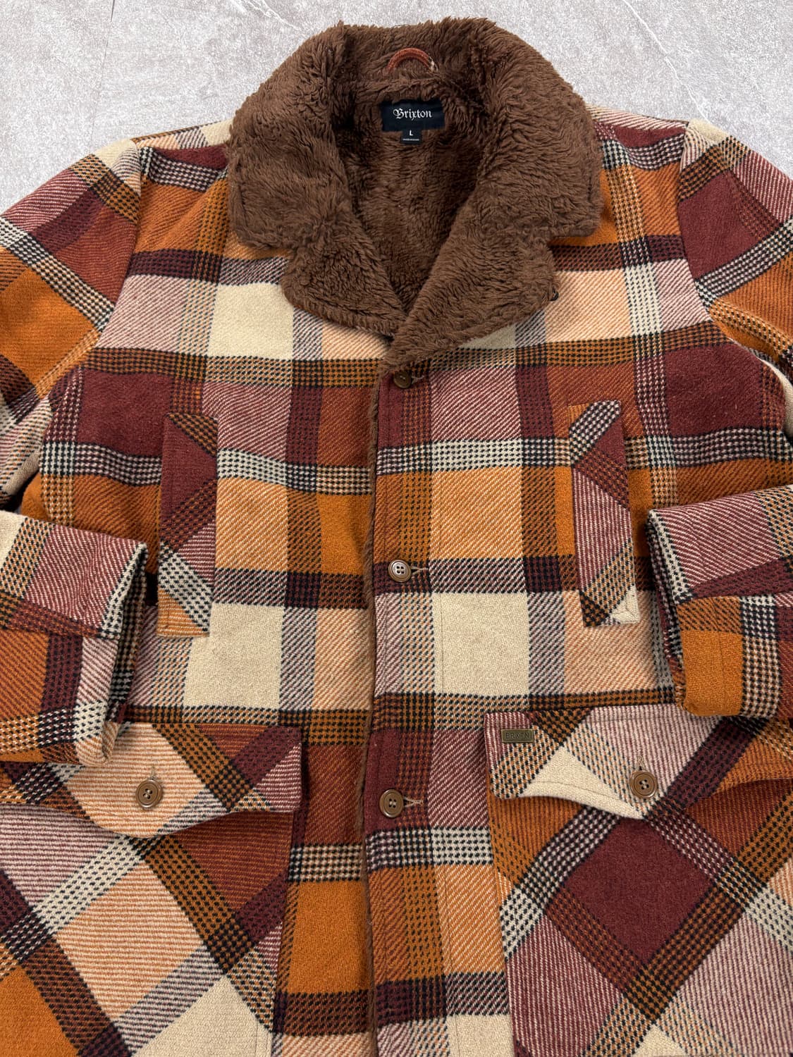 브릭스톤 체크 자켓 상품이미지2