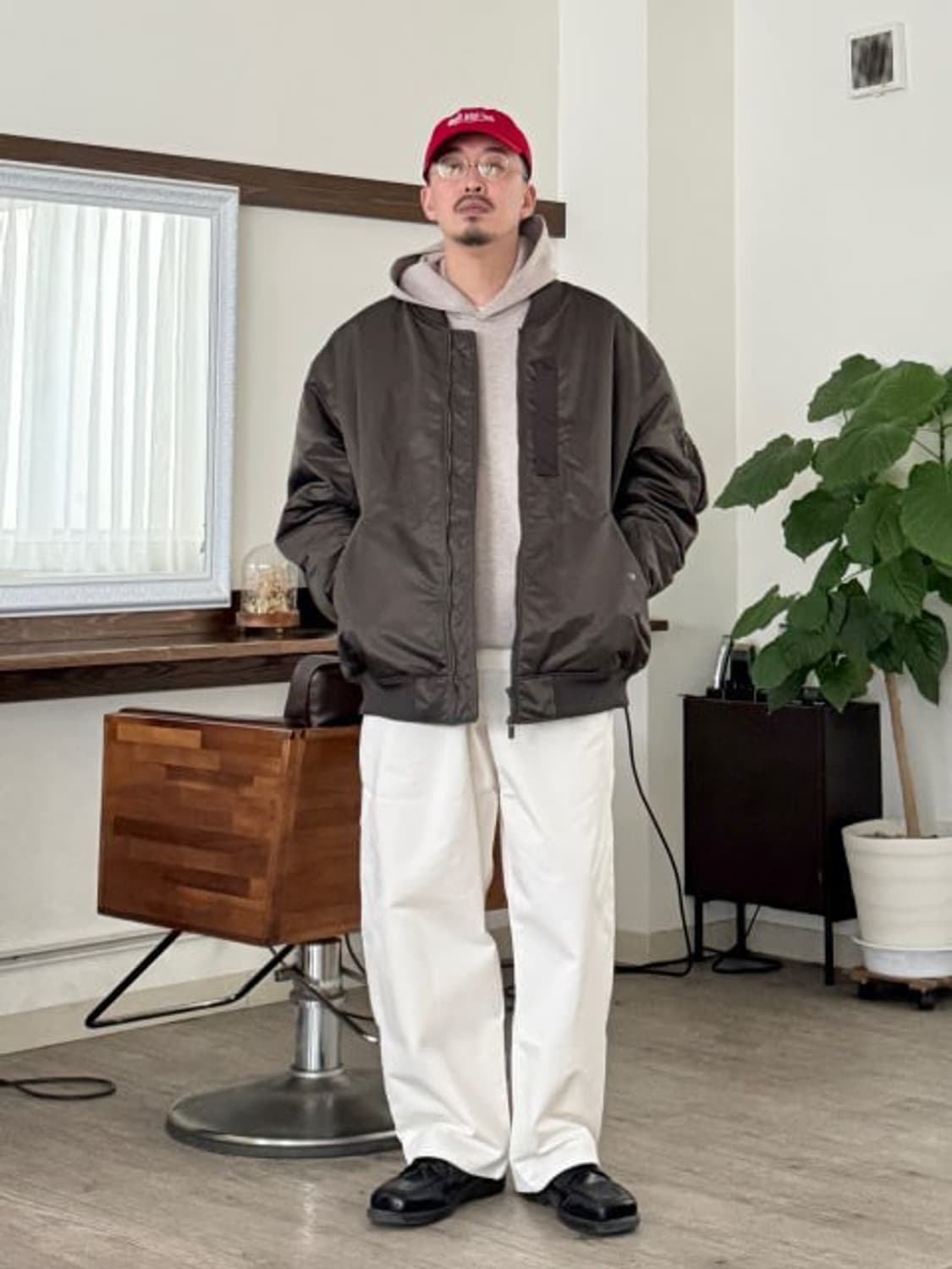 (새제품)(4XL)26ss유니클로 + J / MA-1 / 빅사이즈 상품이미지3