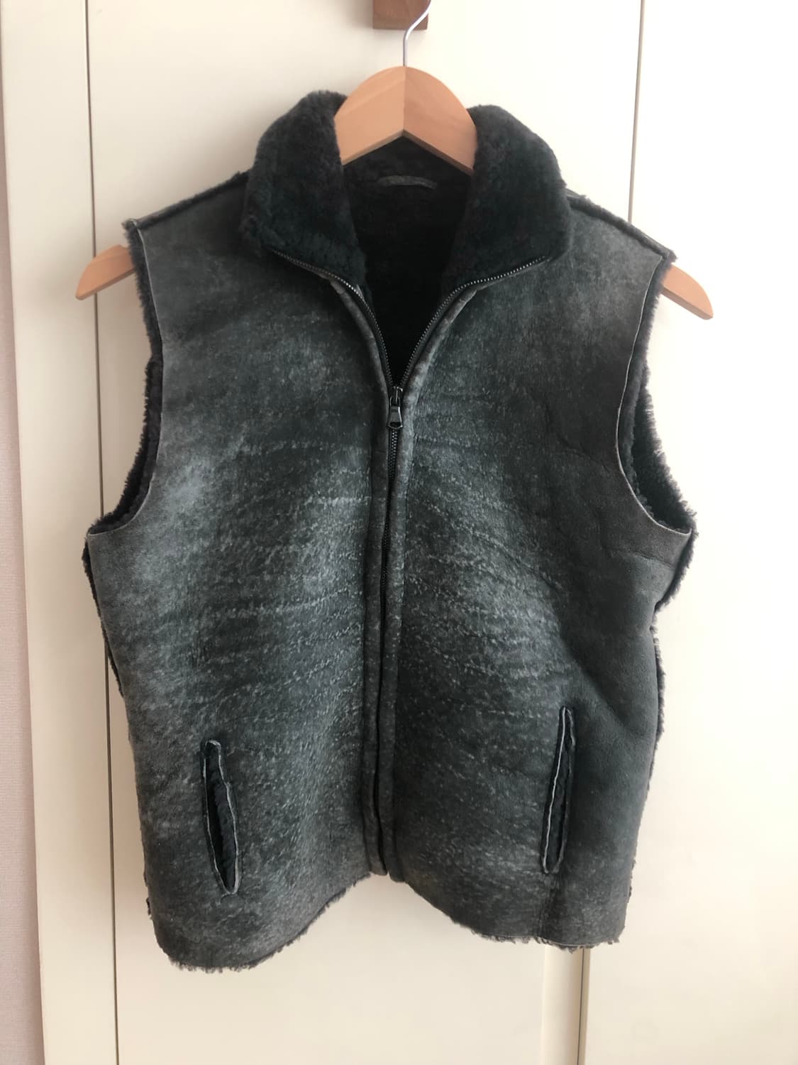 RUFFO(루포) 쉐어링(무스탕) 베스트 자켓 상품이미지1