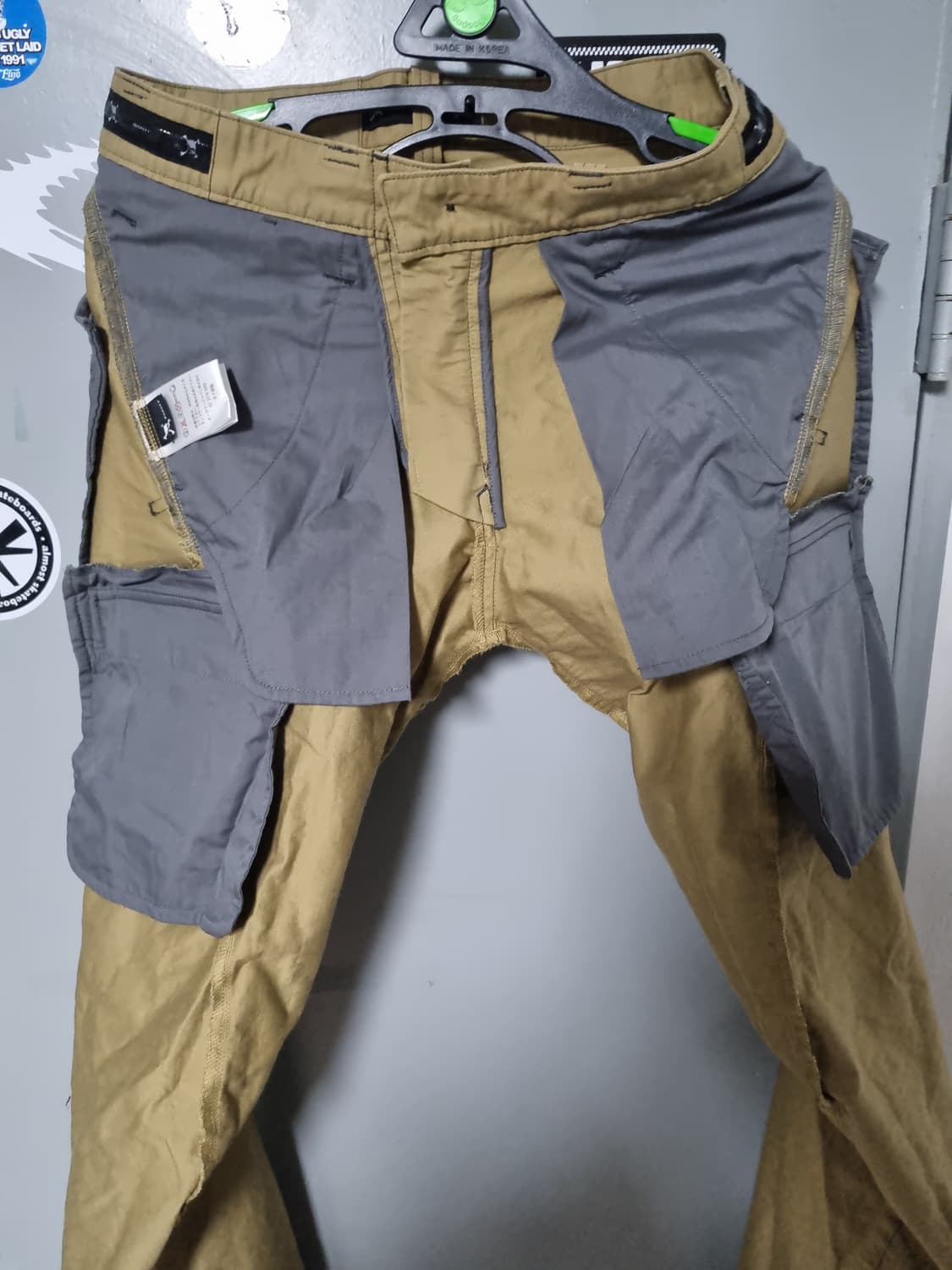 오클리 트위스트 슬림 부츠컷 카고 바지 상품이미지5