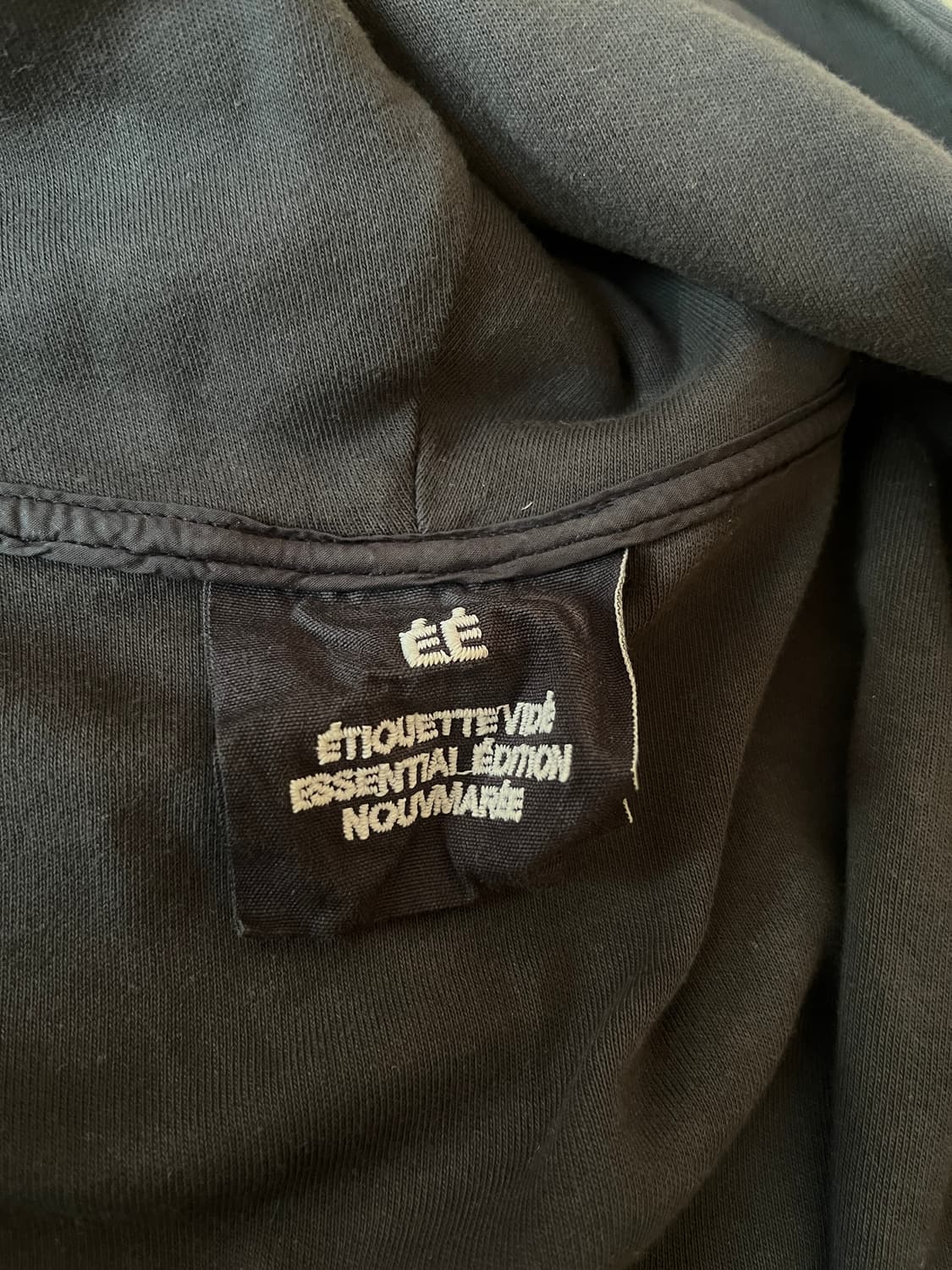 EE 누마레 커브드 후드집업 차콜 M 상품이미지4