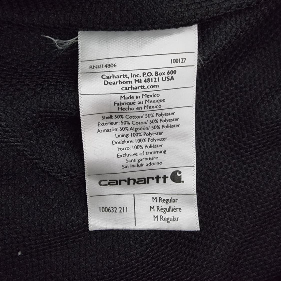 칼하트 레인디펜더 써멀 후드 집업 95 상품이미지5