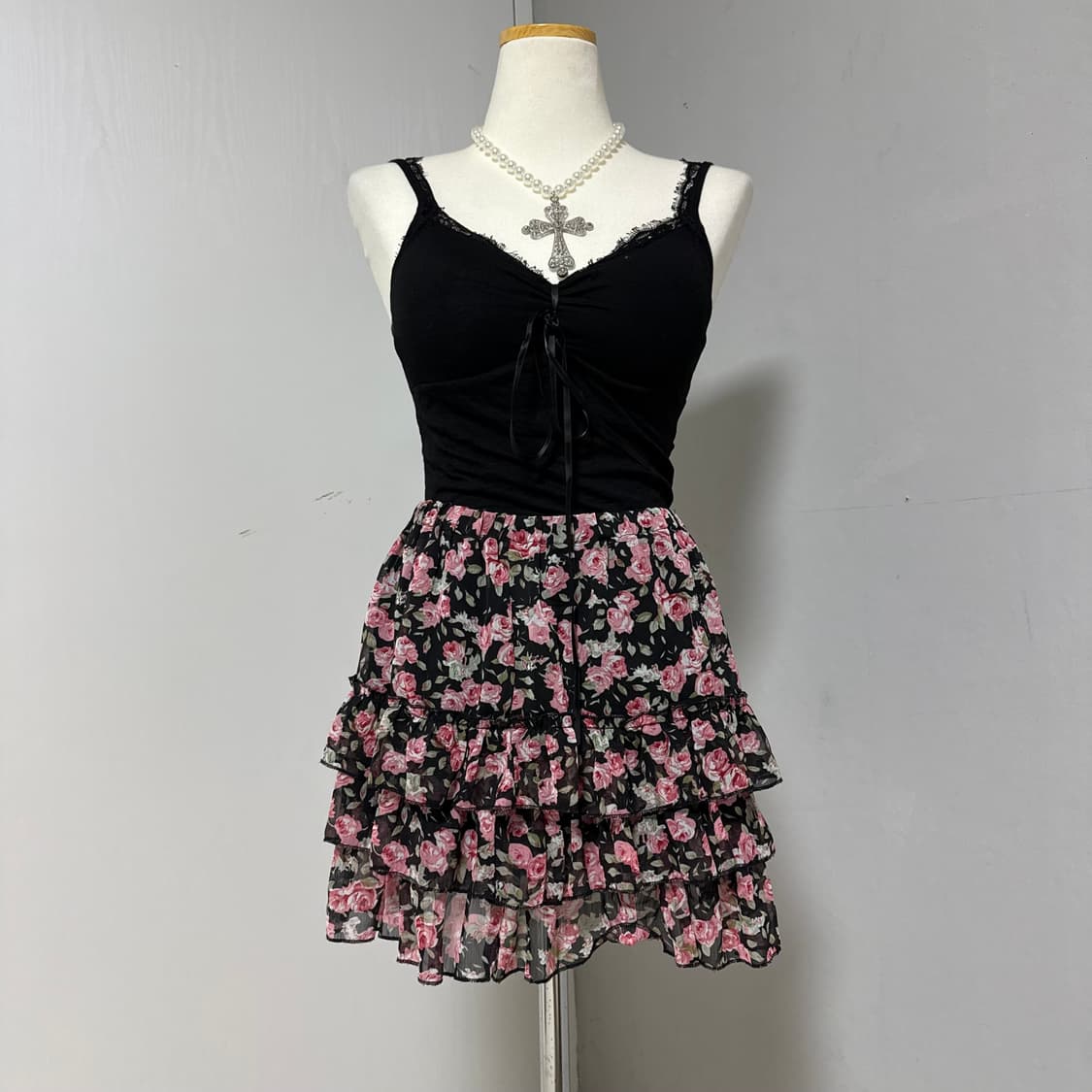 플라워 캉캉 스커트  상품이미지2