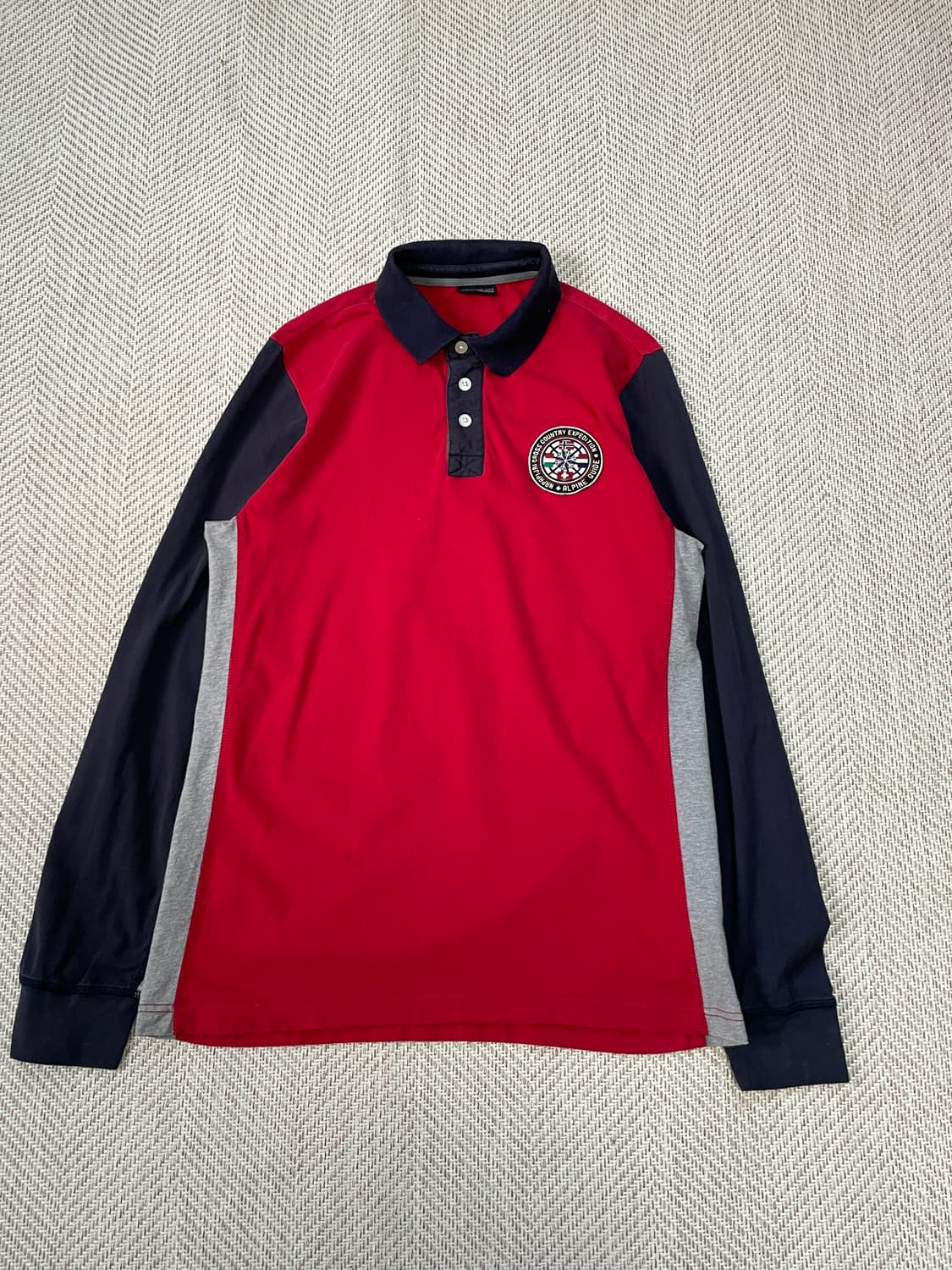 나파피리 브리티쉬 카라 긴팔티셔츠  J03358 상품이미지1