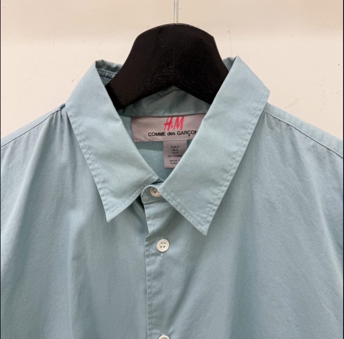 꼼데가르송 x H&M 셔츠 상품이미지2