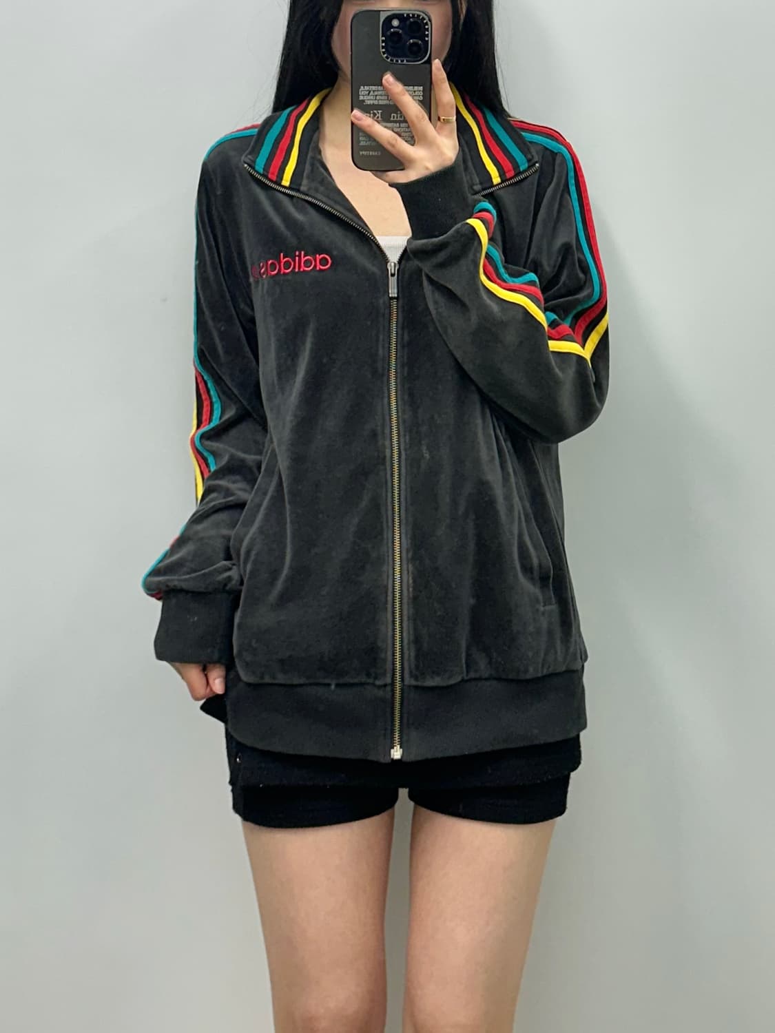 아디다스 벨벳 벨루어 트랙탑 져지  상품이미지1