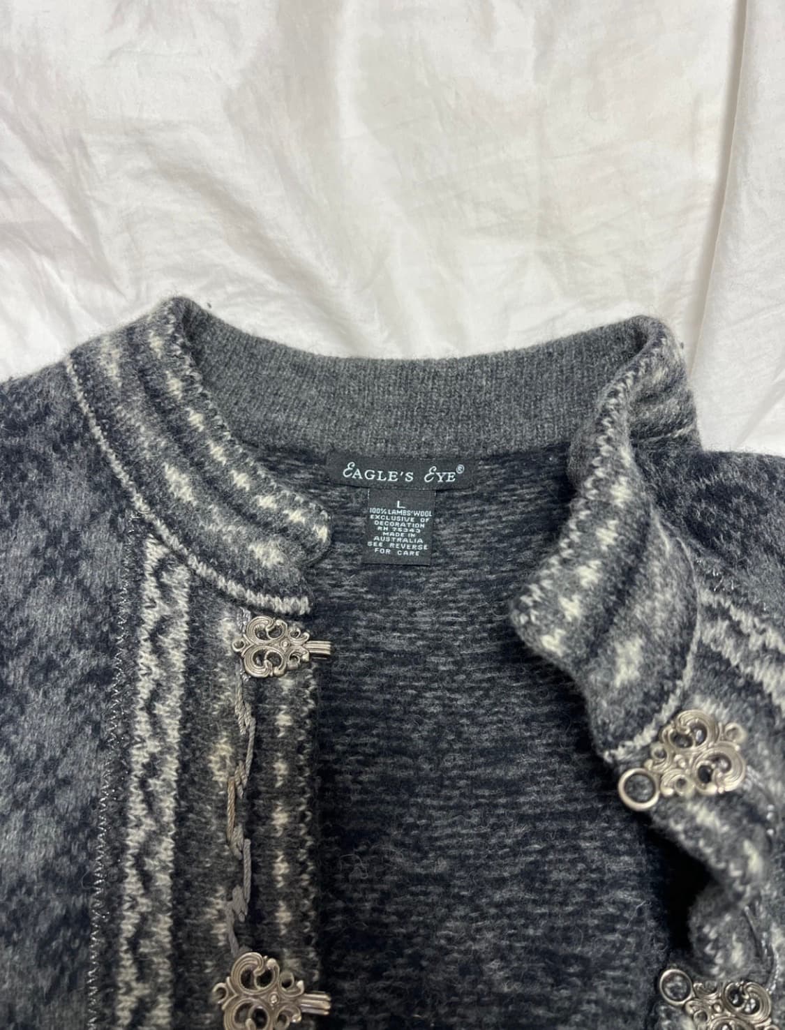 빈티지 울 가디건 상품이미지3