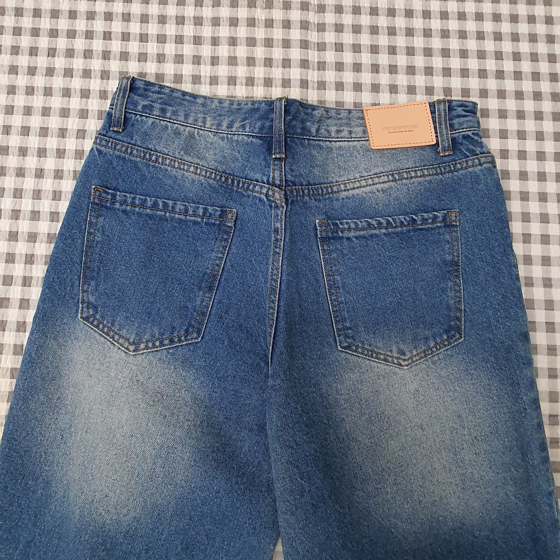 피스워커 와이드 데님 청바지 남자31 상품이미지5