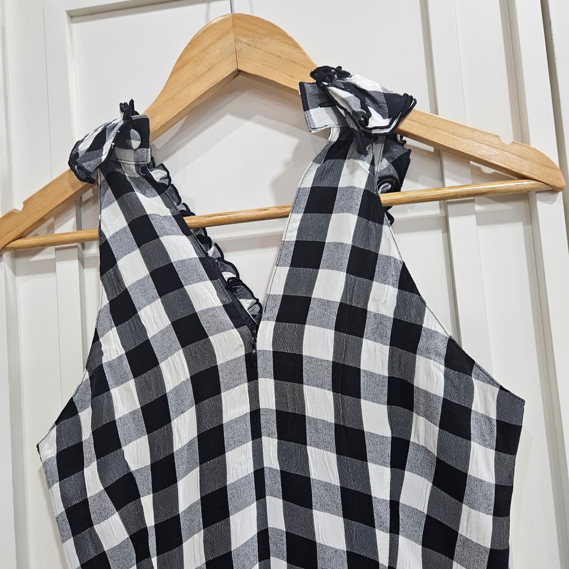 체크 프릴 원피스 상품이미지7